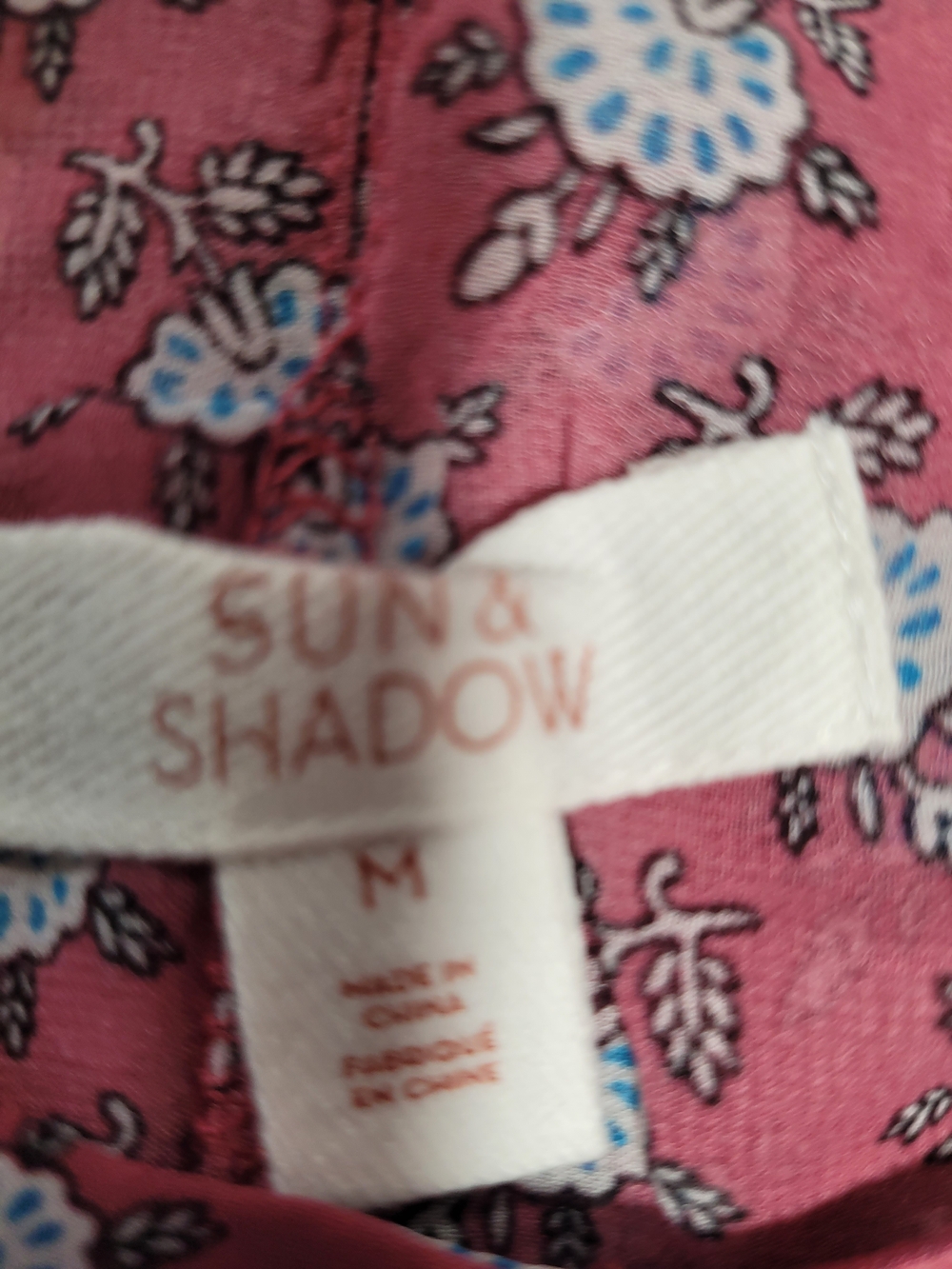 Boho Print Sleeveless Tank Top - Pink - Picture 2 of 4